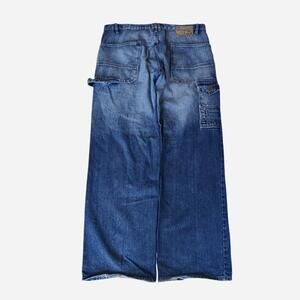 Y2K Shady Baggy Blue Denim Carpenter Jeans
